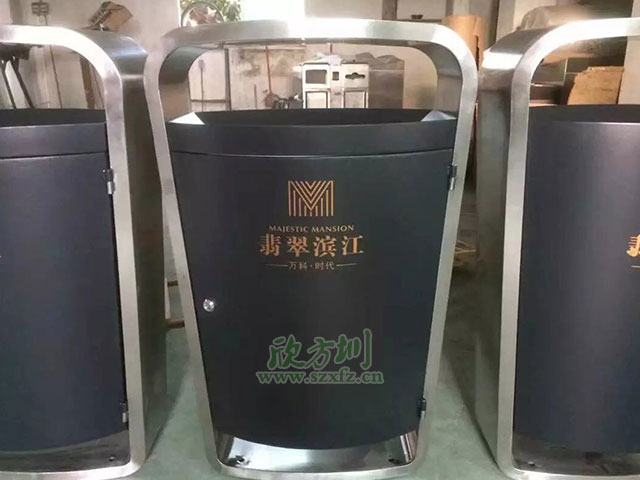 高檔垃圾桶廠家聯手萬科 提供優質專業服務