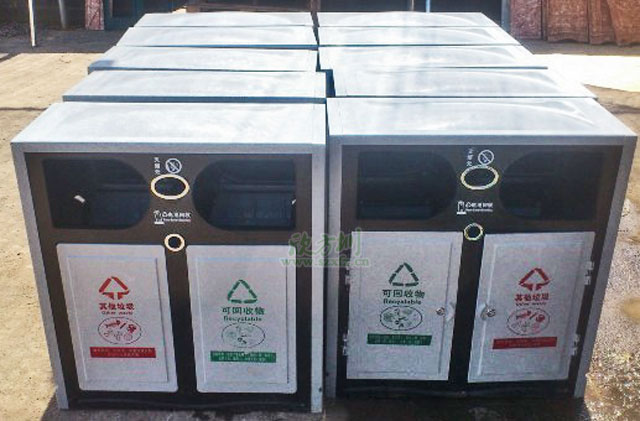 陽江市大角灣4A景區(qū)訂購(gòu)仿大理石垃圾桶